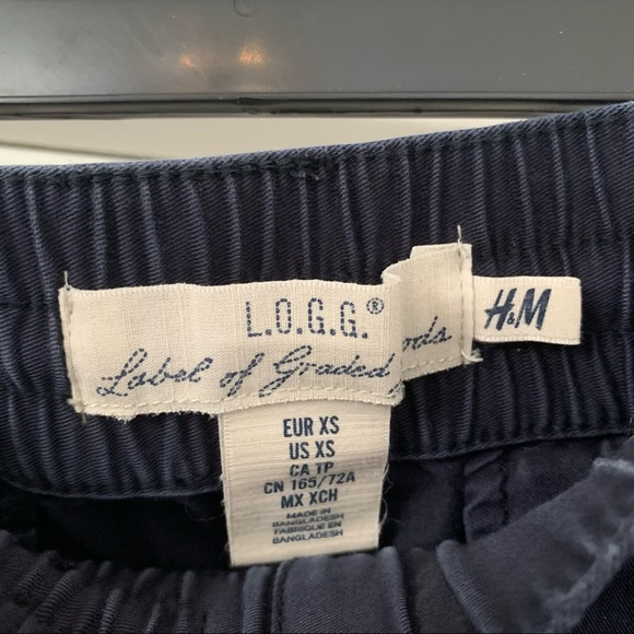 H&M Navy Joggers - Picture 3 of 4